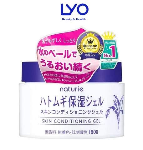 Kem dưỡng ẩm Ý Dĩ Hatomugi Trẻ Hoá Da Naturie Skin Conditioning Gel 180g