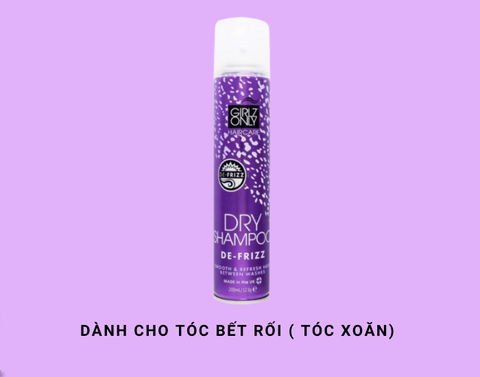 Dầu gội khô Girlz Only Dry Shampoo 100ml