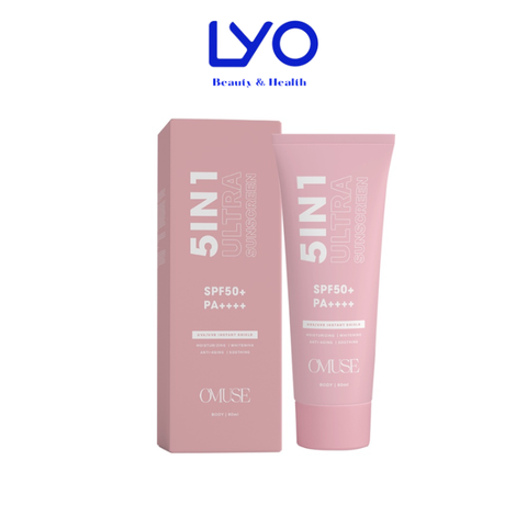 O'Muse - Kem chống nắng 5in1 Ultra Sunscreen Body SPF 50+ PA++++ 80m