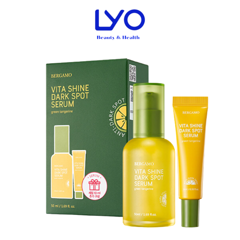 Serum quýt xanh trắng da mờ thâm nám Bergamo Green Tangerine Vita Shine Dark Spot 50ml