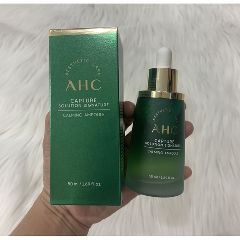 Tinh chất Serum AHC Capture Solution Signature Ampoule 50ml mẫu mới 2022 ( Xanh dương, xanh lá, đỏ )