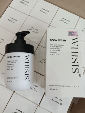 e472 - WHISIS - Sữa Tắm Men Gạo, Body Wash 500ml