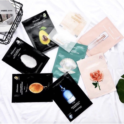 Combo 10 Miếng Mặt nạ JM Solution Mask Dưỡng Trắng Căng Bóng Chống Lão Hóa Da