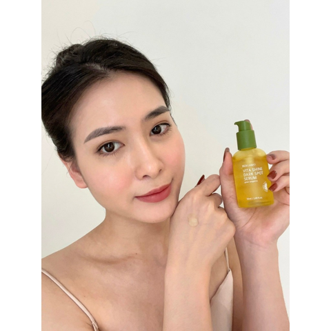 Serum quýt xanh trắng da mờ thâm nám Bergamo Green Tangerine Vita Shine Dark Spot 50ml