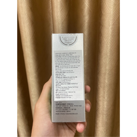 c374 - Tinh chất giảm mụn histolab 72% azulene complex ampoule derma science 50ml