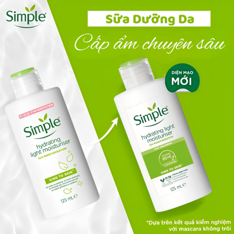 Sữa Dưỡng Da Simple Kind To Skin Hydrating Light Moisturiser 125ml