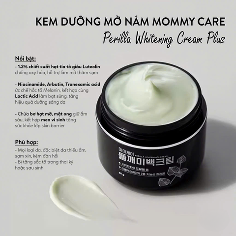 Kem Dưỡng & Serum Giảm Nám Mommy Care Perilla Whitening Cream Extra Large