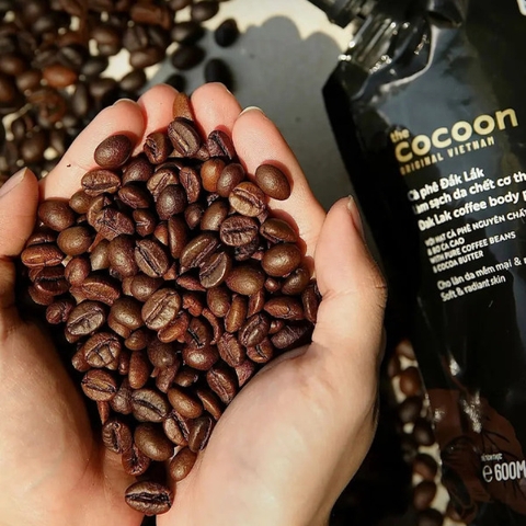 Tẩy Da Chết Toàn Thân Cocoon Chiết Xuất Cà Phê Đắk Lắk 200ml (Dạng túi)