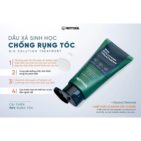 c487 - Dầu xả Bio solution treatment Prettyskin 300ml