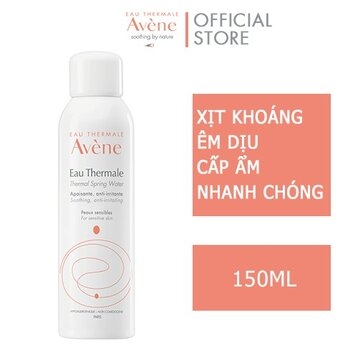 Xịt Khoáng Avene Eau Thermale Therma Spring Water Cấp Nước, Làm Dịu & Giảm Kích Ứng 150ml