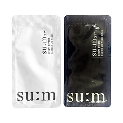 Combo 10 Mặt nạ sủi bọt thải độc Su:m37 Bright Award Bubble-De Mask