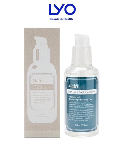 d710 - Tinh Chất Dưỡng Ẩm Klairs Rich Moist Soothing Serum 80ml
