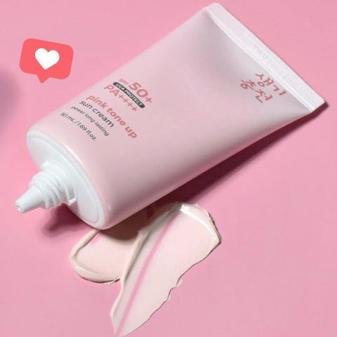 a263 - Kem Chống Nắng Prettyskin Pink Tone Up Cream Nâng Tone & Dưỡng Da Mềm Mại 50ml