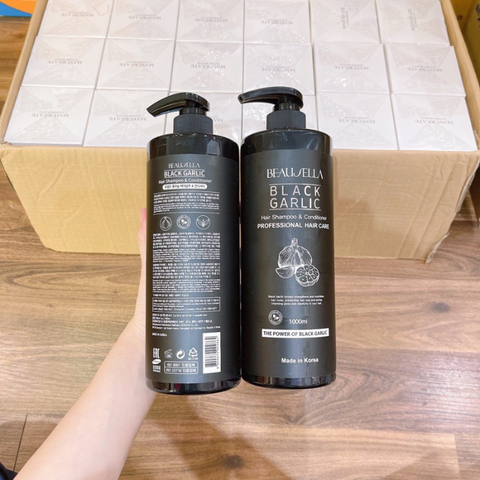 Dầu Gội Tỏi Đen Black Garlic Shampoo - Sức Sống Mới Cho Tóc Của Bạn (1000ml)