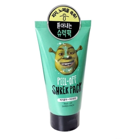Mặt Nạ Lột Đất Sét Bạc Hà Olive Young Dreamworks PEEL-OFF Shrek Pack 150g (Dạng tuýp)