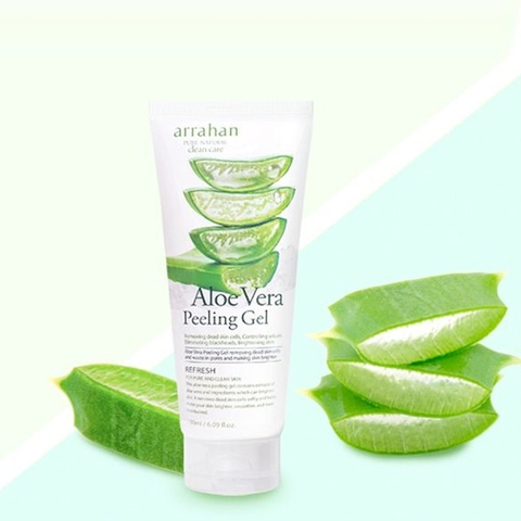 Tẩy Da Chết Arrahan Peeling Gel 180ml (Hương táo, Chanh, Hoa oải hương, than hoạt tính, Đông y, Lô hội)