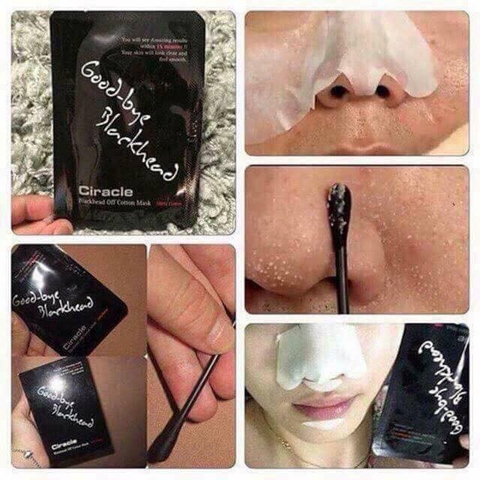 Mặt Nạ Đẩy Mụn dán mụn Đầu Đen Ciracle Goodbye Blackhead Hộp 20 Miếng