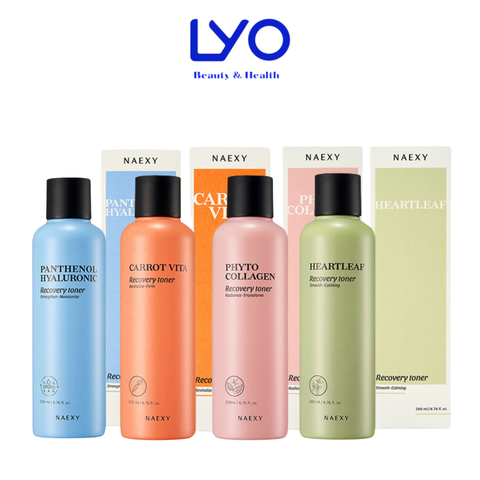 Nước Hoa Hồng Naexy Recovery Toner Làm Dịu, Phục Hồi Da Hàn Quốc 200ml