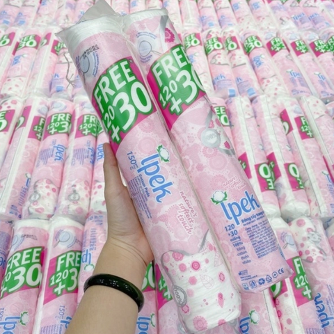 Bông tẩy trang ipek 150 miếng