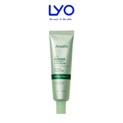 Kem Chống Nắng Nâng Tone Cho Da Dầu, Nhạy Cảm Anodin Kava Kava Calming Sun Cream Hàn Quốc 50ml
