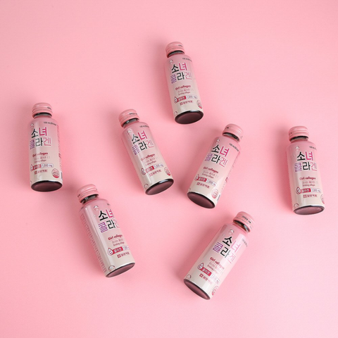 e511 - Nước Uống Bổ Sung Collagen Làm Đẹp Da Girl Collagen 1000mg Hộp 10 Chai x 100ml