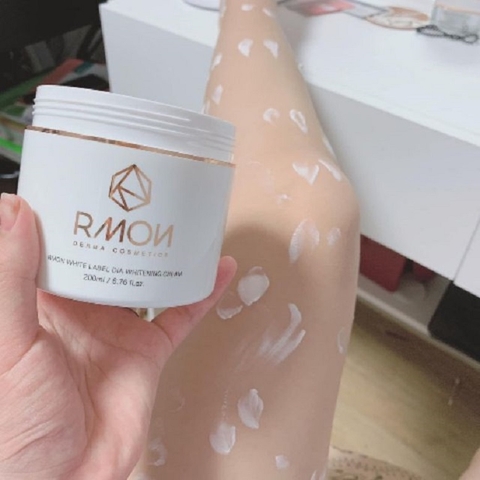 Kem Dưỡng Trắng Body Rmon White Label Dia Whitening Cream 200ml