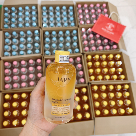 Nước tẩy trang JARY Micellar Cleansing Water All-In-1 250ml (Vàng)