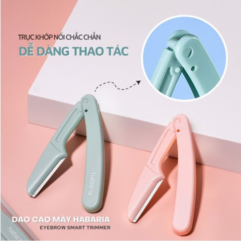 Set 3 dao cạo mày Habaria Eyebrow Smart Trimmer