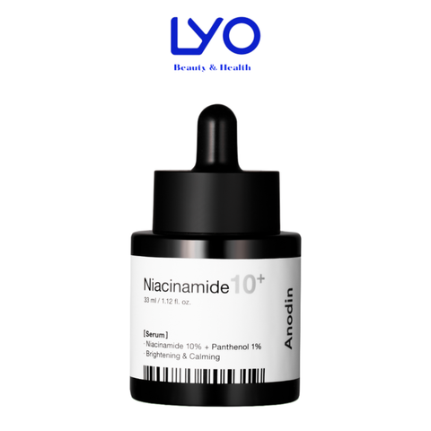 Tinh Chất Serum Dưỡng Trắng Da, Mờ Thâm Nám Anodin Niacinamide 10 Plus Hàn Quốc 33ml