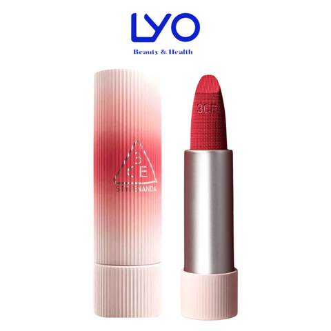 Son Len Mịn Môi 3CE Cashmere Hug Lipstick Hàn Quốc 3.5g