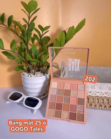 Bảng Phấn Mắt 25 Ô Gogo Tales Crytal Color Charming Eyes Makeup Cá Nhân Và Chuyên Nghiệp Gogo Tales 29.5g.