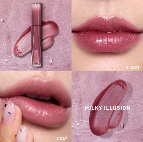 e983 - Son Pha Lê Bóng Nhẹ 3CE Misty Lip Bare (Mẫu mới 2026) LYO