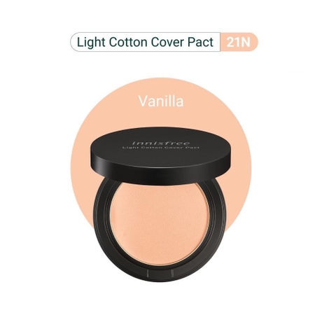 Phấn nén Innisfree Light Cotton Cover Pact SPF30 PA+++ 12g