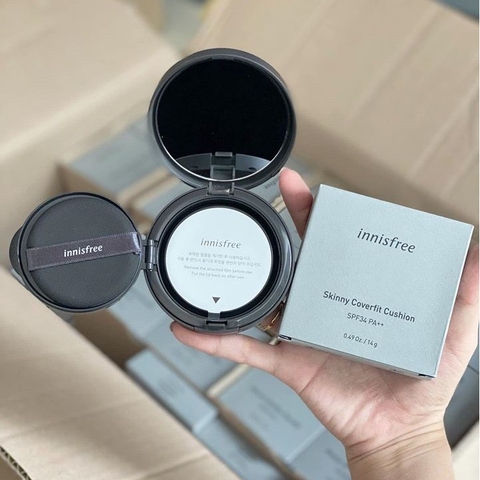 Phấn nén Innisfree Light Cotton Cover Pact SPF30 PA+++ 12g