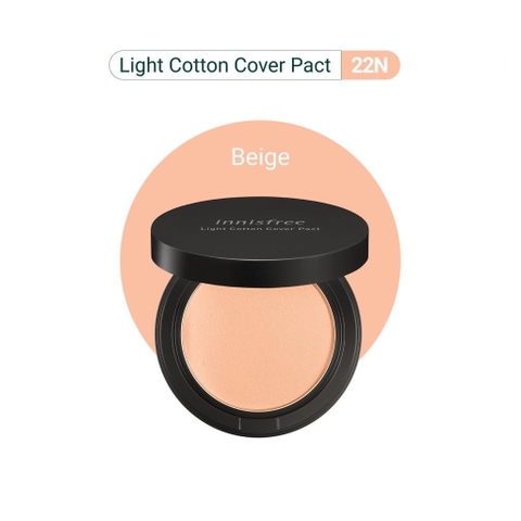 Phấn nén Innisfree Light Cotton Cover Pact SPF30 PA+++ 12g