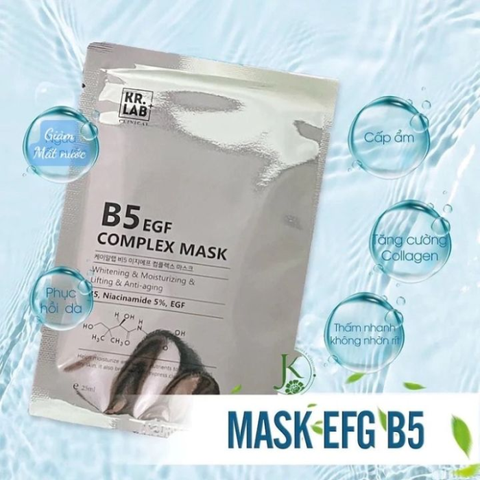 Combo 10 miếng Mặt nạ phục hồi da B5 EGF Complex Mask Kr.Lab Hàn Quốc