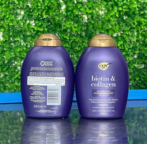 e378 - OGX - Cặp Gội Xả Thick & Full Biotin & Collagen 385ml