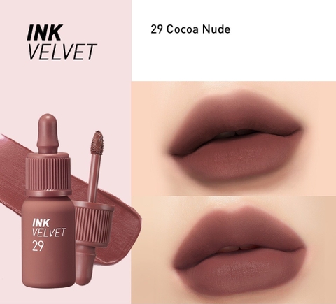Son kem Peripera Peri's Ink Velvet / Ink AIRY Velvet - Son bóng Water Bare Tint