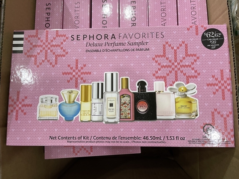 Set 9 nước hoa mini Sephora Favorites Deluxe Perfume Sampler bộ 9 sản phẩm