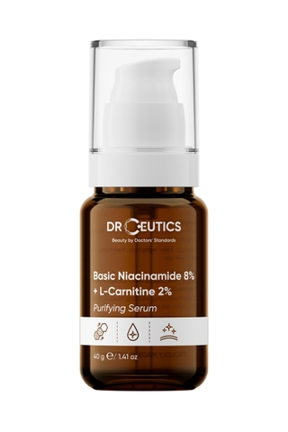 F537 - DRCEUTICS - Tinh chất làm trắng Basic Niacinamide 8% + L-Carnitine 2% Purifying Serum 40g