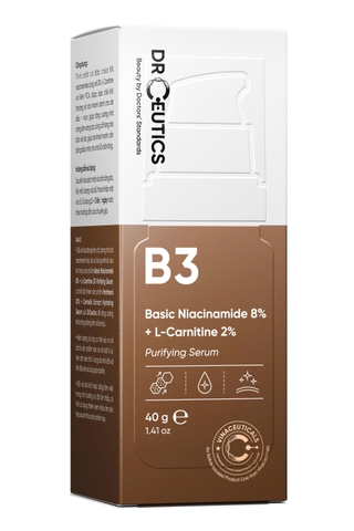 F537 - DRCEUTICS - Tinh chất làm trắng Basic Niacinamide 8% + L-Carnitine 2% Purifying Serum 40g