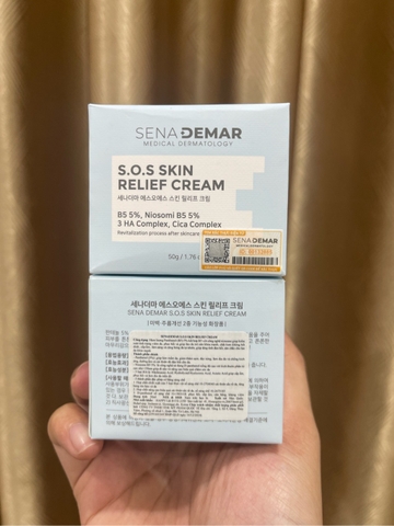 d990 - Senademar - Kem phục hồi cấp tốc S.O.S Skin Relief Cream 50ml