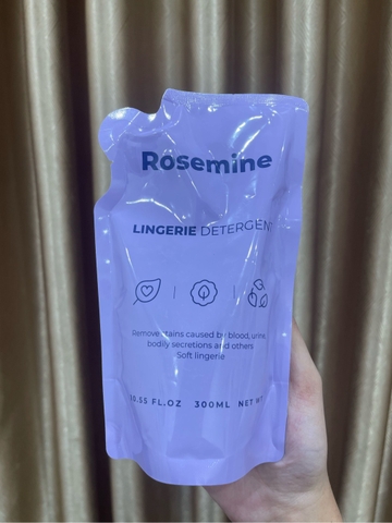 Nước Giặt Đồ Lót Lành Tính & Dịu Nhẹ Rosemine Lingerie Detergent Hàn Quốc 300ml