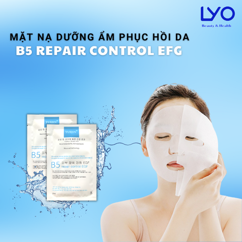 Mặt nạ dưỡng ẩm phục hồi da B5 Yuejin Repair Control EFG 25ml Combo 10 miếng