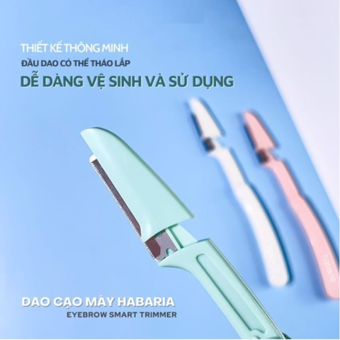 Set 3 dao cạo mày Habaria Eyebrow Smart Trimmer