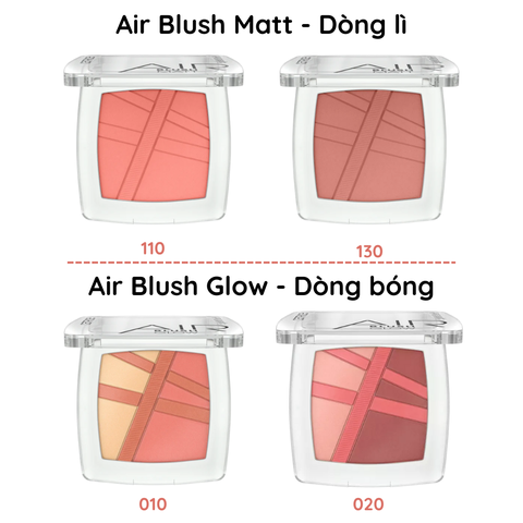 Phấn Má Hồng Catrice Air Blush Matt & Air Blush Glow 5.5g