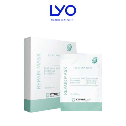 Combo 10 Miếng Mặt Nạ Cấp Ẩm, Phục Hồi & Tái Tạo Làn Da Kyung Lab Repair Mask Hàn Quốc 25ml/miếng