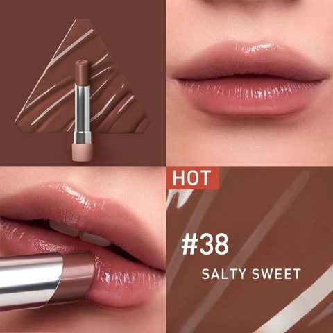 Son Bóng Dưỡng Môi 3CE Glazy Lip Glow Dạng Thỏi Có Màu, Hàn Quốc