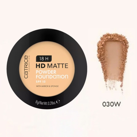 a314 - Catrice - Phấn Nền Kiềm Dầu 18H HD Matte Powder Foundation 8g