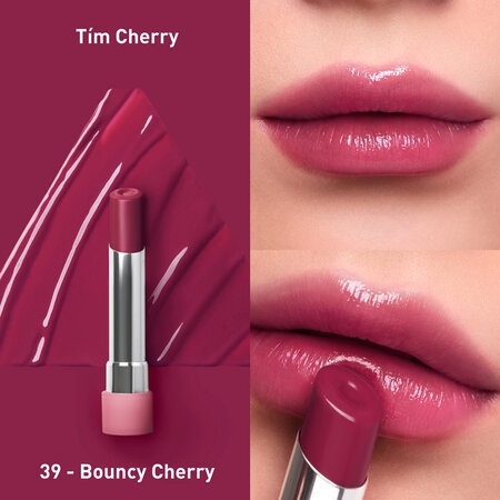 Son Bóng Dưỡng Môi 3CE Glazy Lip Glow Dạng Thỏi Có Màu, Hàn Quốc